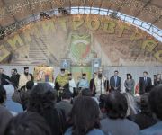 25.10.2012г. Гр. Димитровград - посрещане на иконата на св. Иоаким и Анна , шествие , Вечерня в храм 