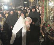 27.10.2012г. Посрещане на атонската икона на Божията майка – „Достойно есть“ в ПКСХП „Св. Александър Невски“, последвано от Велика вечерня 