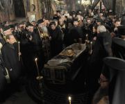 09.11.2012г. Последно сбогом с Негово Светейшество Българския патриарх  Максим в  Троянската света Обител .