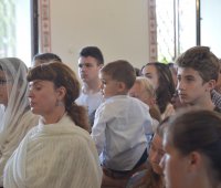 16.06.2019 г. - 8-ма Неделя след Пасха – Петдесетница. Архиерейска света Литургия в храм „Св. Троица“, село Труд. Честване 150 годишнината на храма.