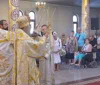 06.08.2019 г. - Преображение Господне. Архиерейска св. Литургия в храм „Св. Преображение Господне“, ж.р. „Тракия“, град Пловдив.