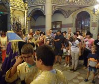 14.08.2019 г. - Архиерейска вечерня с Опело на Пресвета Богородица в катедрален храм 
