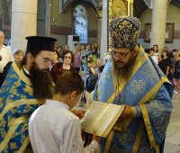 15.08.2019 г. - Успение на Пресвета Богородица - Архиерейска света Литургия за храмовия празник на катедралата на град Пазарджик.
