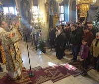 01.01.2019 г. - Нова година. Обрезание Господне. Св. Василий Велики ( Всильовден ). Архиерейска света Литургия и Новогодишен молебен в митрополитския храм „Св. вмчца Марина” гр Пловдив.