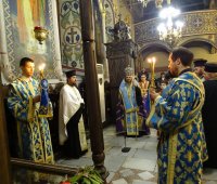 27.03.2020 г. - Малко повечерие с четвърта статия от Акатиста на Света Богородица в катедрален храм 
